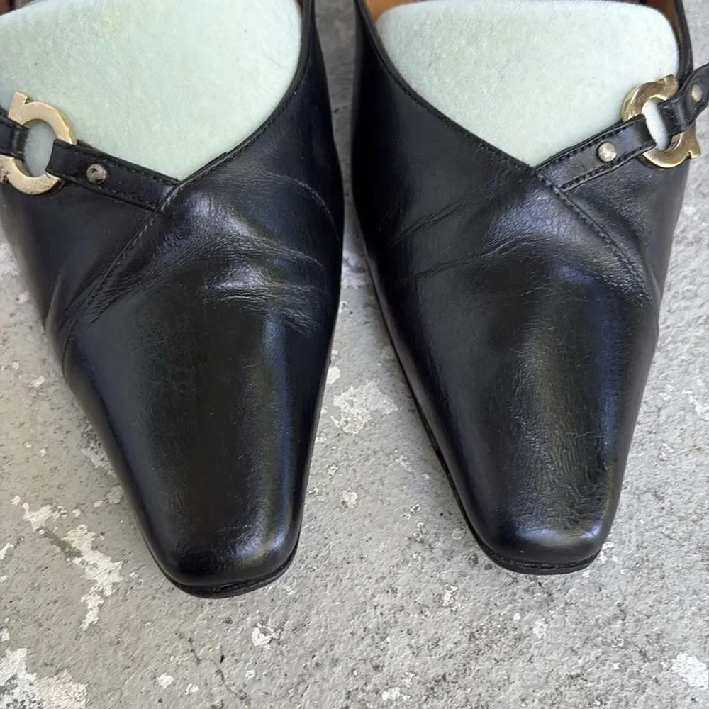 Classic Ferragamo slingbacks